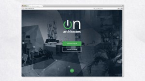 Page d'accueil du site on-architectes.com